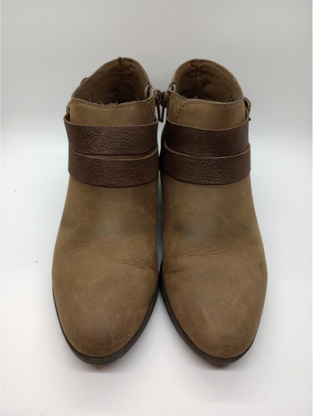 Clark's Women's Size 6 Ankle Booties Low Heel Brown 213
